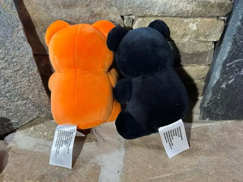 Halloween Bears Black and Orange cute plush Walmart decorative squishy